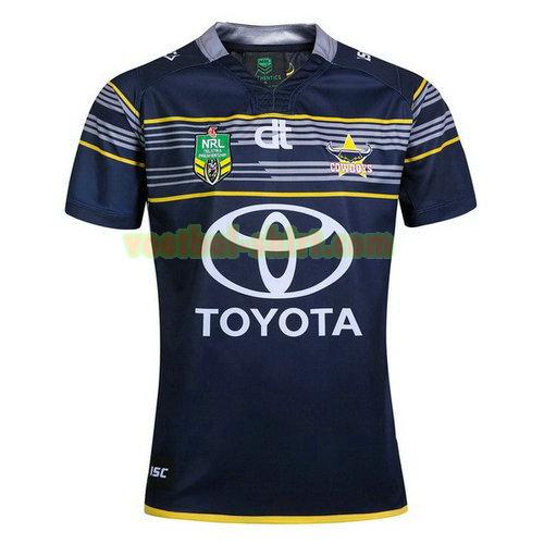 north queensland cowboys thuis rugby shirt 2017-2018 blauw mannen