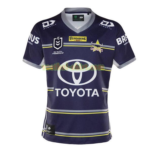 north queensland cowboys thuis shirt 2021 blauw mannen