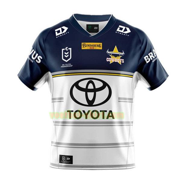 north queensland cowboys uit shirt 2021 wit mannen