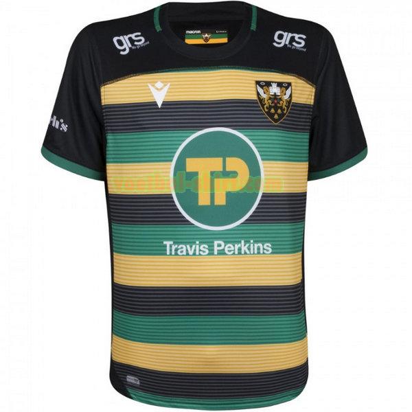 northampton saints thuis shirt 2020-2021 zwart mannen