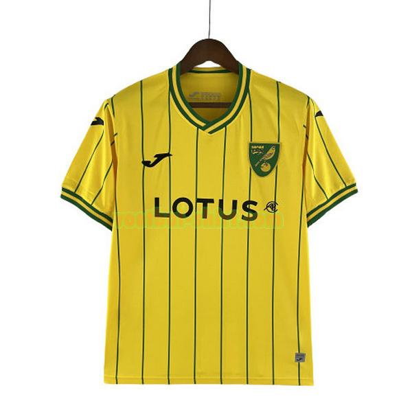 norwich city thuis shirt 2022 2023 thailand geel mannen