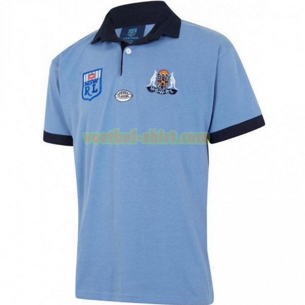 nsw blues thuis shirt 1985 blauw mannen