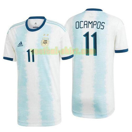 ocampos 11 argentinië thuis shirt 2020 mannen