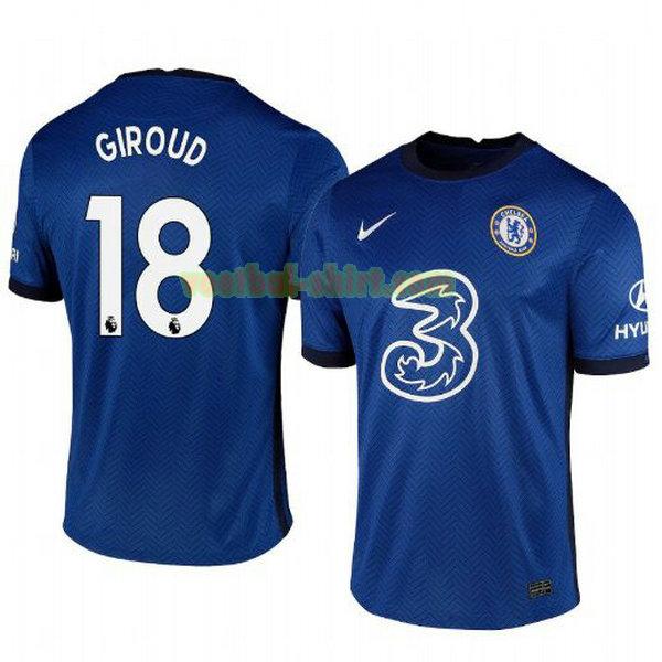 olivier giroud 18 chelsea thuis shirt 2020-2021 mannen