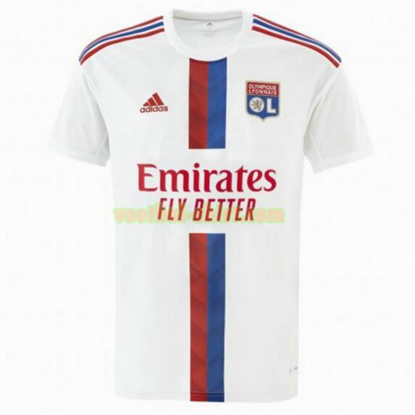 olympique lyon thuis shirt 2022 2023 thailand wit mannen