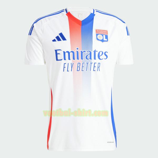 olympique lyon thuis shirt 2024 2025 thailand wit mannen