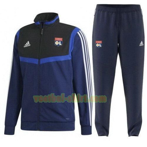 olympique lyon trainingspak 2019-2020 blauw mannen