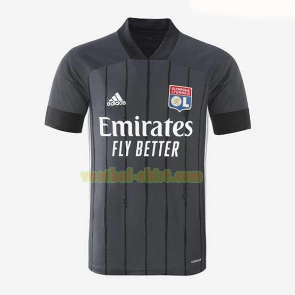 olympique lyon uit shirt 2020-2021 thailand mannen