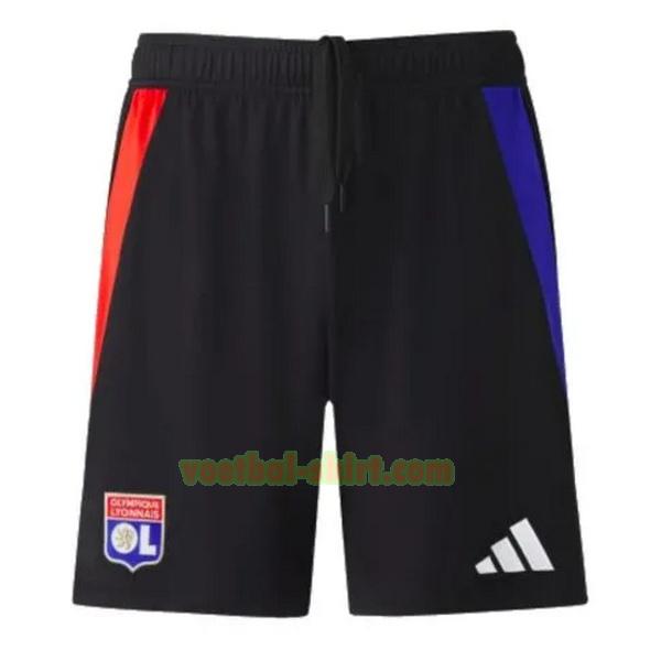 olympique lyon uit shorts 2024 2025 zwart mannen