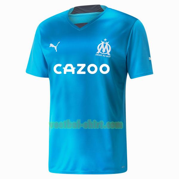 olympique marseille 3e shirt 2022 2023 blauw mannen