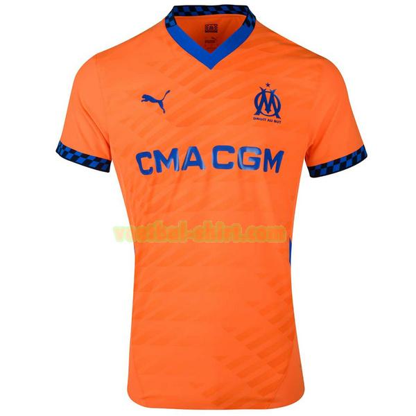 olympique marseille 3e shirt 2024 2025 oranje mannen