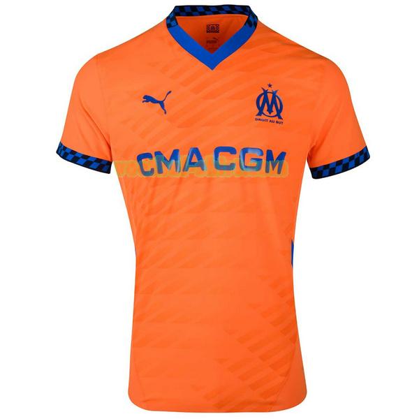 olympique marseille 3e shirt 2024 2025 thailand oranje mannen