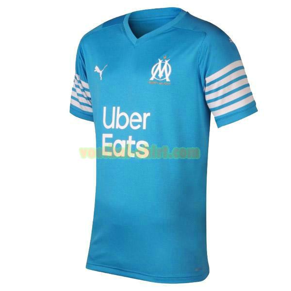 olympique marseille fourth shirt 2022 blauw mannen