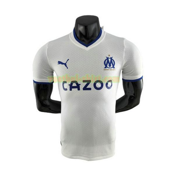 olympique marseille player thuis shirt 2022 2023 wit mannen