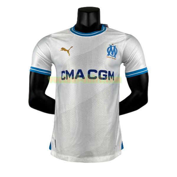 olympique marseille player thuis shirt 2023 2024 wit mannen