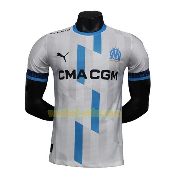 olympique marseille player thuis shirt 2024 2025 wit mannen