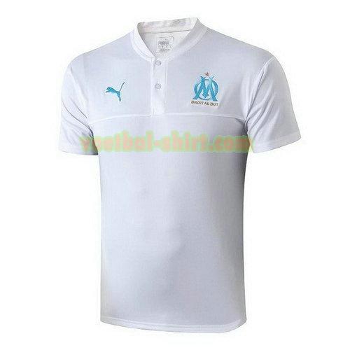 olympique marseille poloshirt 2019-2020 wit mannen