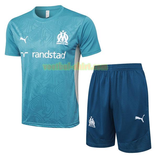 olympique marseille set entrenamiento 24 25 blauw mannen