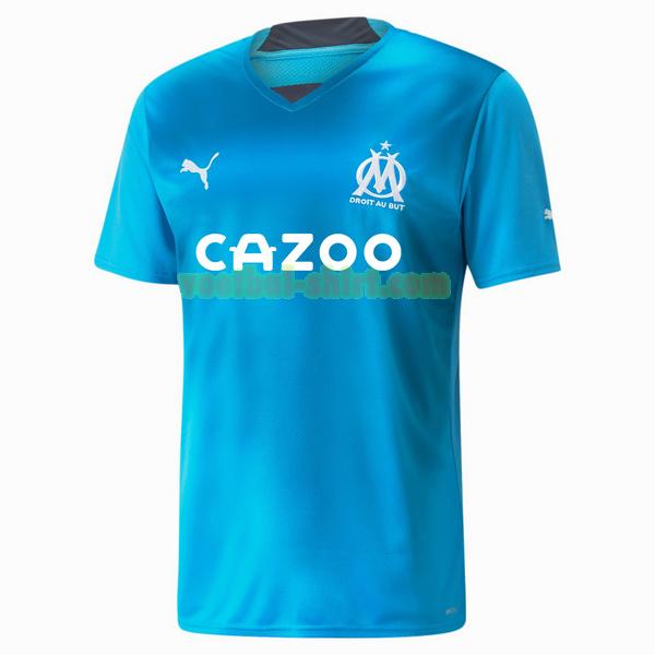 olympique marseille thailand 3e shirt 2022 2023 blauw mannen