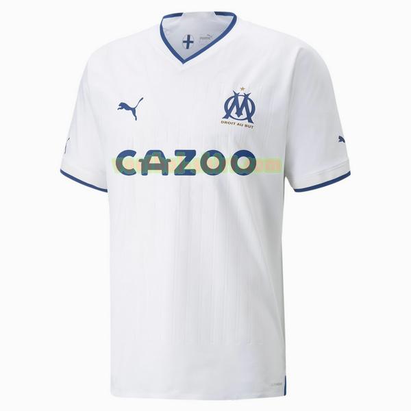 olympique marseille thuis shirt 2022 2023 wit mannen