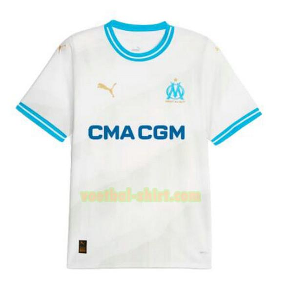 olympique marseille thuis shirt 2023 2024 thailand wit mannen