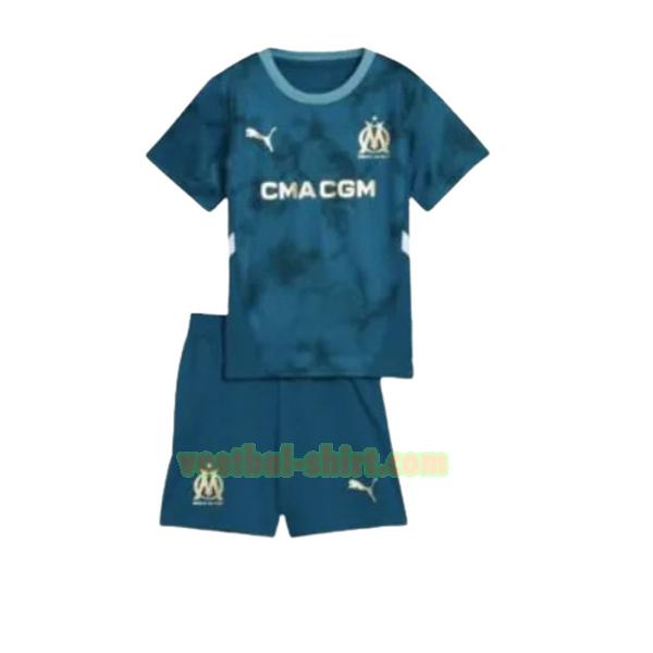olympique marseille thuis shirt 2024 2025 blauw kinderen