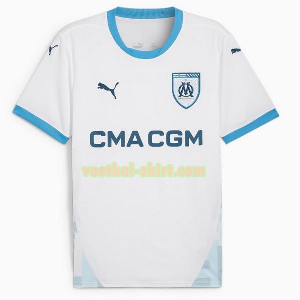 olympique marseille thuis shirt 2024 2025 thailand wit mannen