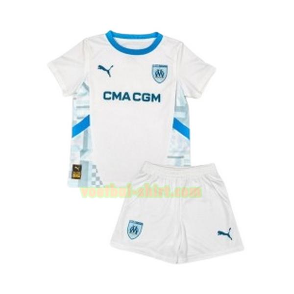 olympique marseille thuis shirt 2024 2025 wit kinderen