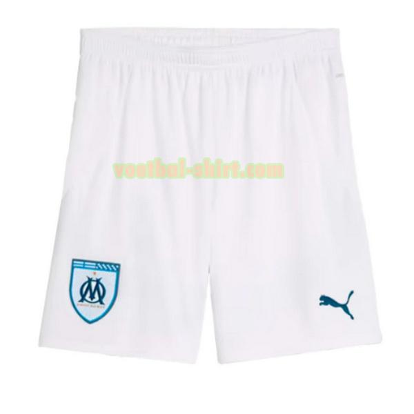 olympique marseille thuis shorts 2024 2025 wit mannen