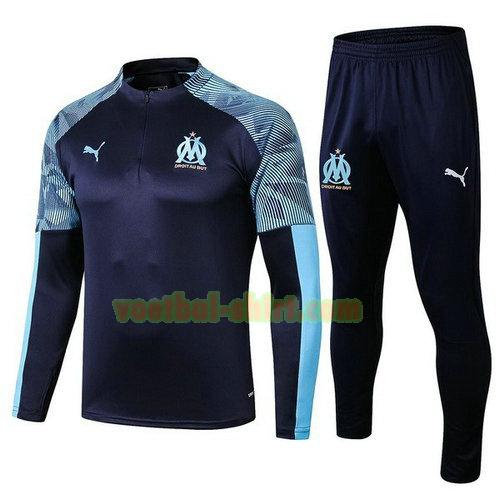 olympique marseille trainingspak 2019 2020 blauw kinderen