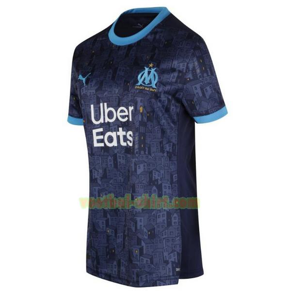 olympique marseille uit shirt 2020-2021 dames