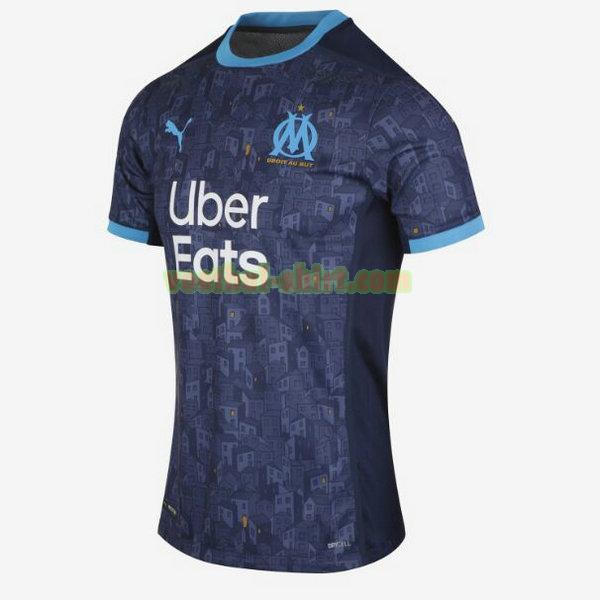 olympique marseille uit shirt 2020-2021 thailand mannen