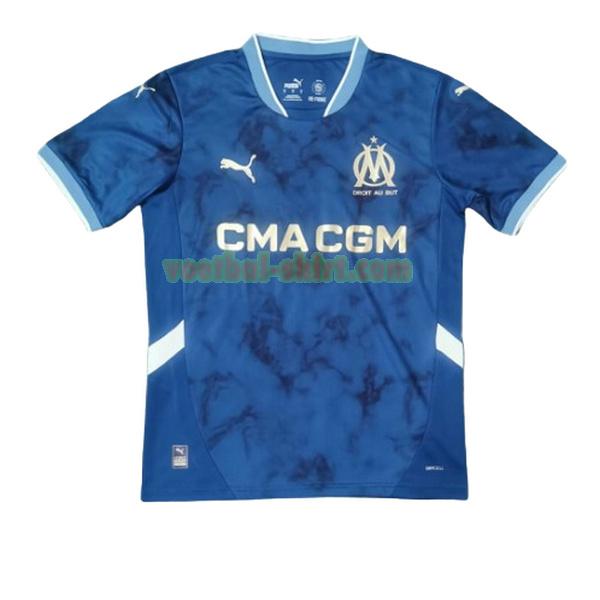 olympique marseille uit shirt 2024 2025 blauw mannen