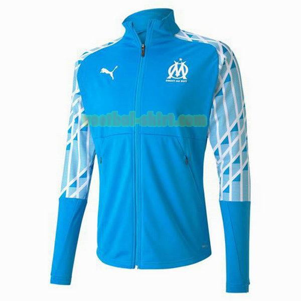 olympique marseille windjack 2020-2021 wit mannen