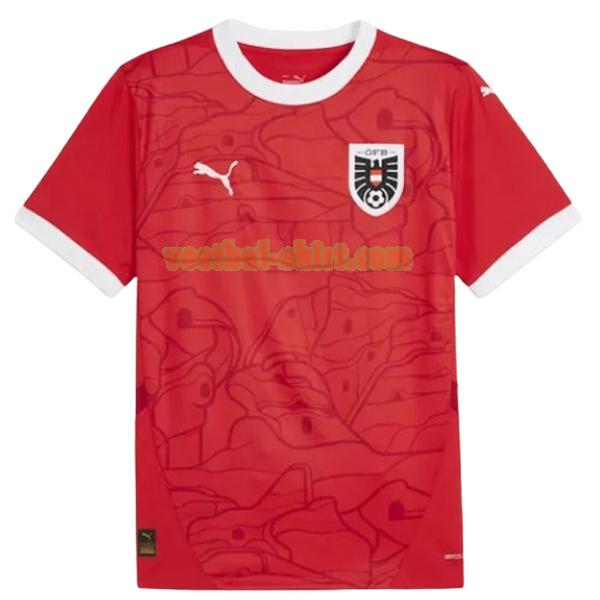 oostenrijk thuis shirt 2024 thailand rood mannen