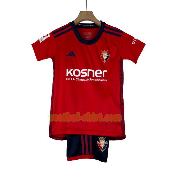osasuna thuis shirt 2023 2024 rood kinderen