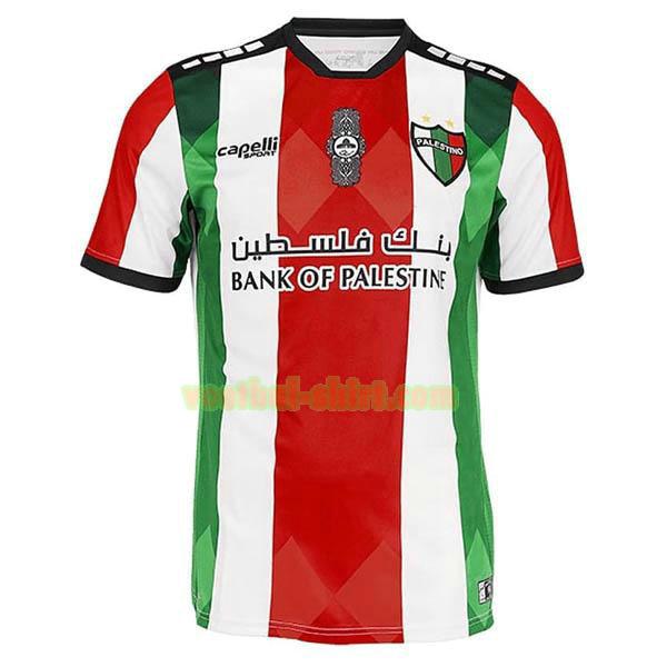 palestina uit shirt 2021 2022 thailand wit rood groen mannen