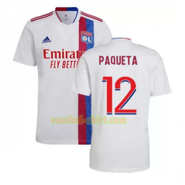 paqueta 12 olympique lyon thuis shirt 2021 2022 wit mannen