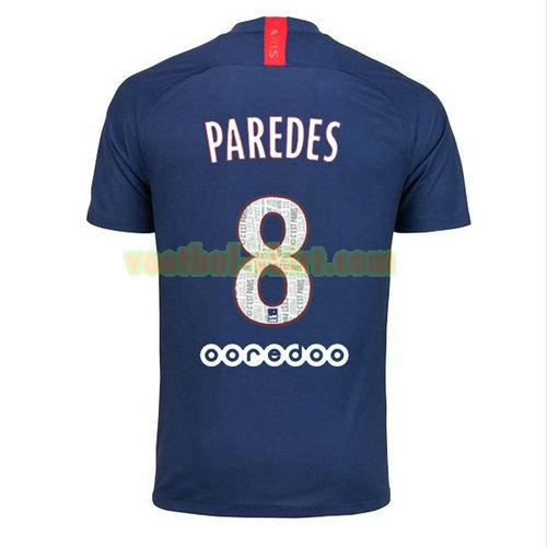 paredes 8 paris saint germain thuis shirt 2019-2020 mannen