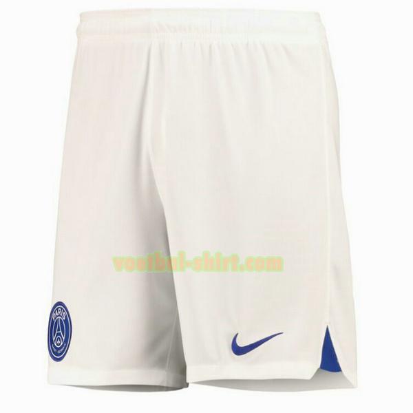 paris saint germain 3e shorts 2022 2023 wit mannen