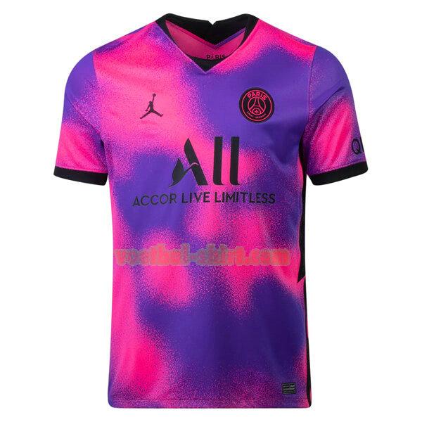 paris saint germain fourth shirt 2020 2021 purper mannen