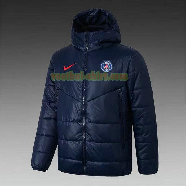 paris saint germain katoenen kleding 2021 2022 blauw mannen