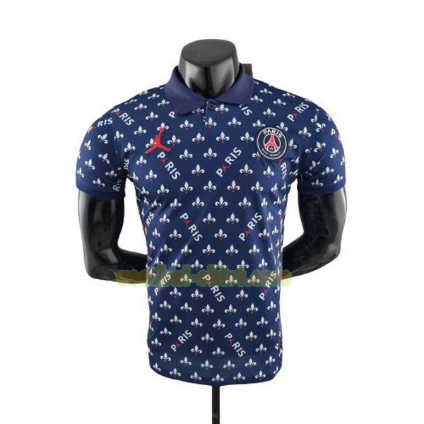 paris saint germain player polo 2022 2023 navy mannen