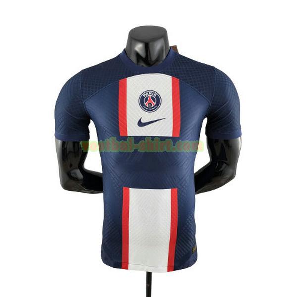 paris saint germain player thuis shirt 2022 2023 blauw mannen
