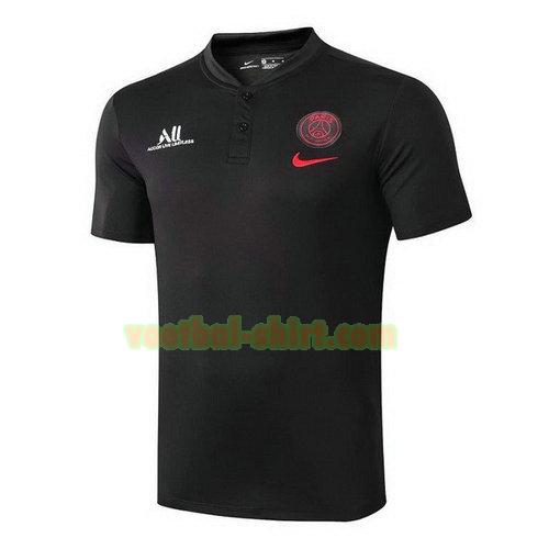 paris saint germain poloshirt 2019 20 zwart rood mannen