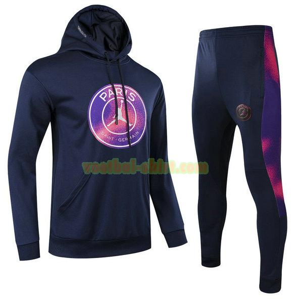 paris saint germain set jasje 2021 2022 blauw kinderen