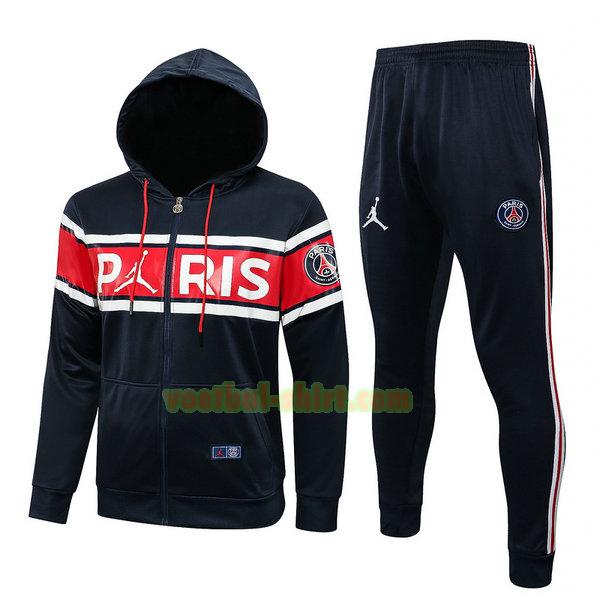 paris saint germain set jasje 2021 2022 blauw mannen