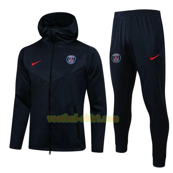 paris saint germain set jasje 2021 22 blauw mannen