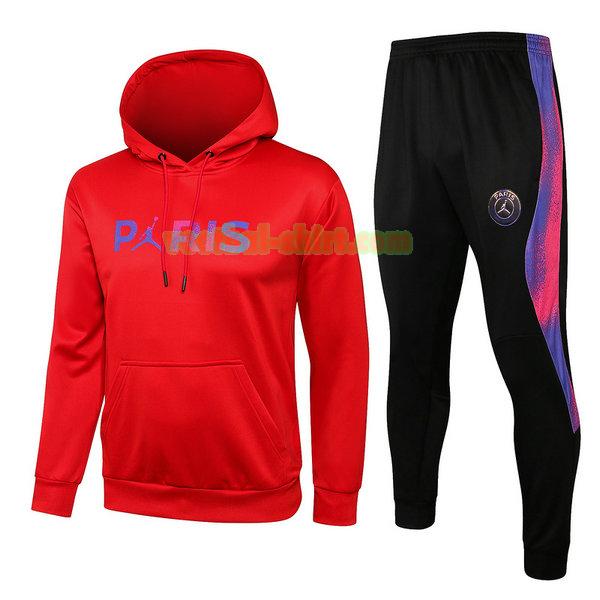 paris saint germain set jasje 2021 22 rood mannen