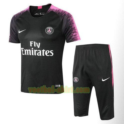 paris saint germain set opleiding 2018-2019 zwart mannen